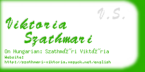 viktoria szathmari business card